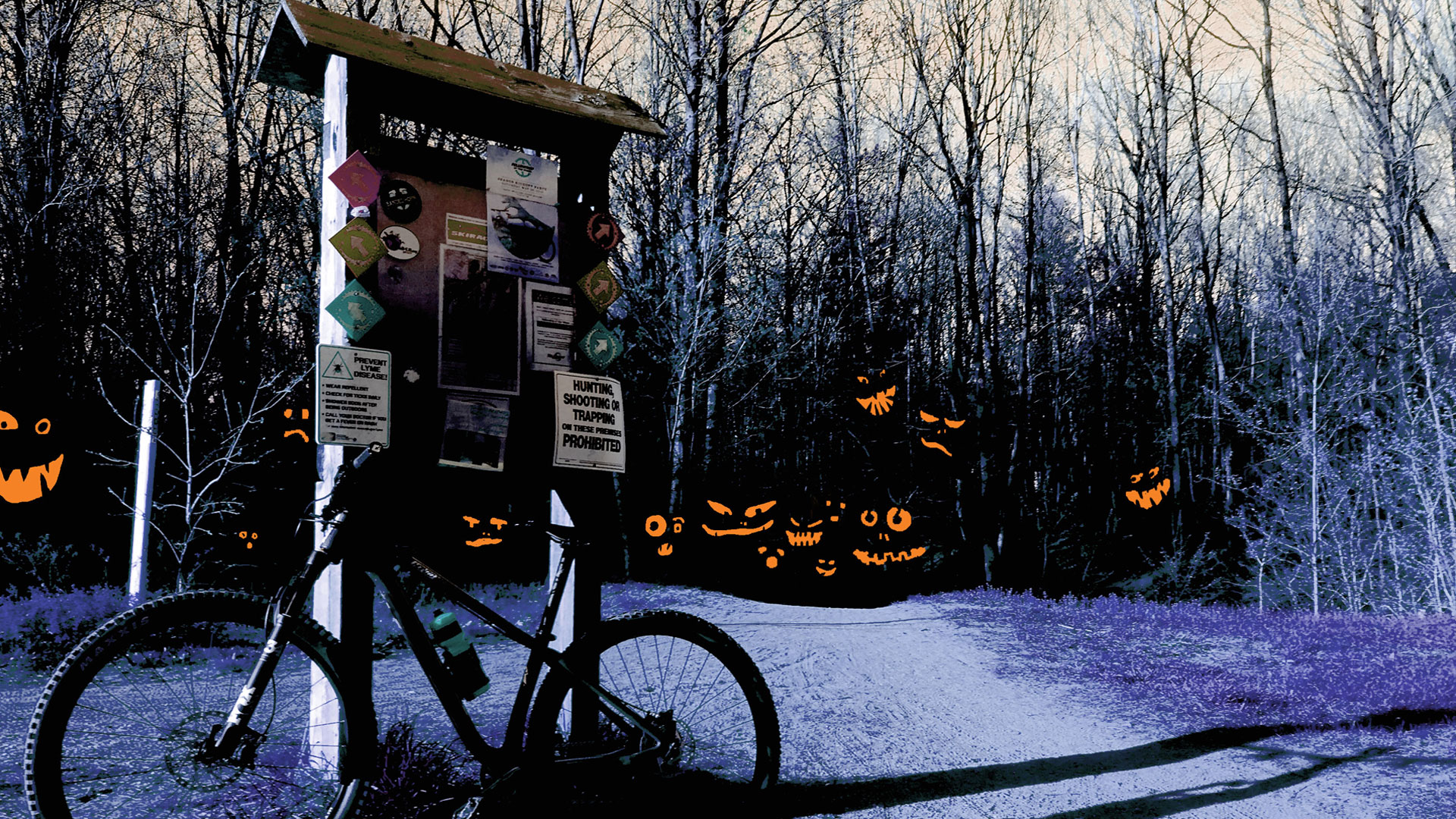 cycling trail spooky